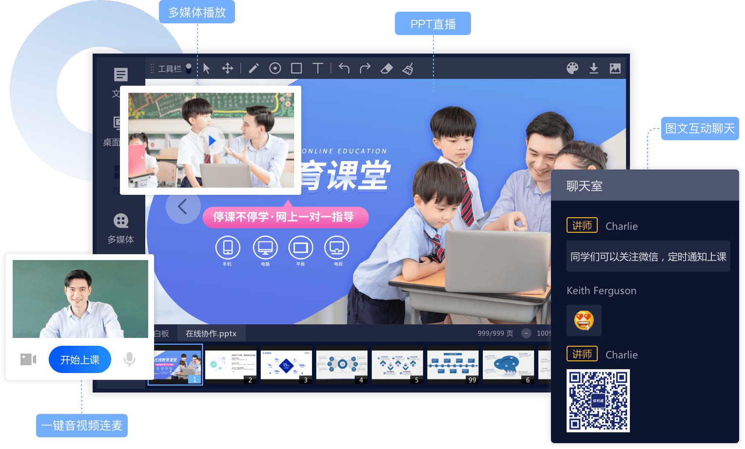 產品優勢-簡單易用，一鍵開播