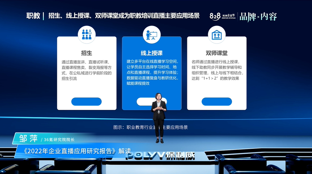 保利威引領(lǐng)直播浪潮！828 B2B企業(yè)節(jié) · 企業(yè)直播專場(chǎng)峰會(huì)再立行業(yè)風(fēng)向標(biāo)！